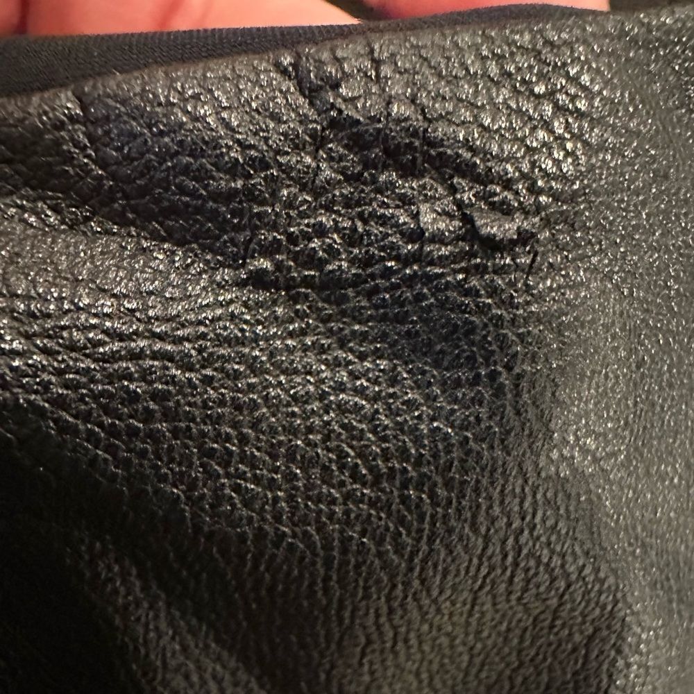 Commando Perfect Control Faux Leather Leggings Bl… - image 4